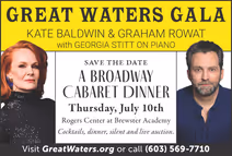 A Broadway Cabaret Dinner Starring Broadway's Kate Baldwin, Graham Rowat, with director Georgia Stitt on piano