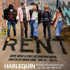 RENT show poster