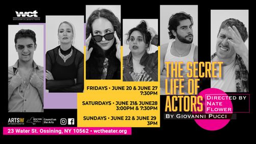 Westchester Collaborative Theater (WCT) To Premiere The Secret Life of Actors show poster