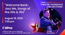 Craig Pomranz ~ Welcome Back: Jazz Me, Songs of the 20s & 30s
