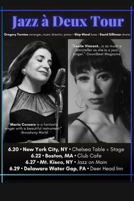 Maria Corsaro & Leslie Vincent: Jazz à Deux Tour show poster