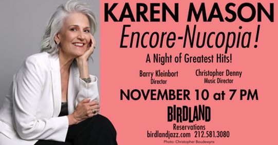 ENCORE-NUCOPIA (KAREN sings her Greatest Hits!) show poster