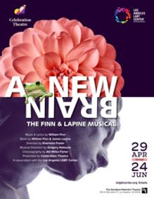 Celebration Theatre presents A New Brain show poster