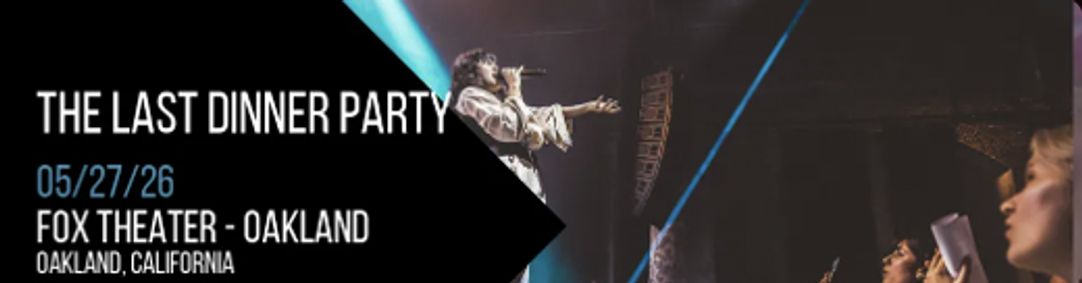 The Last Dinner Party show poster