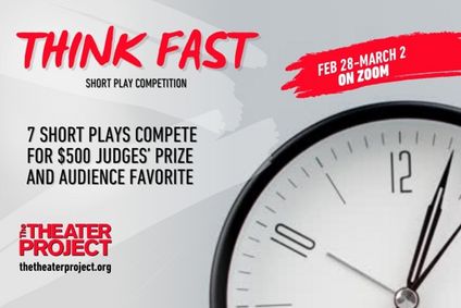 THINK FAST - An online One-Act Play competition show poster