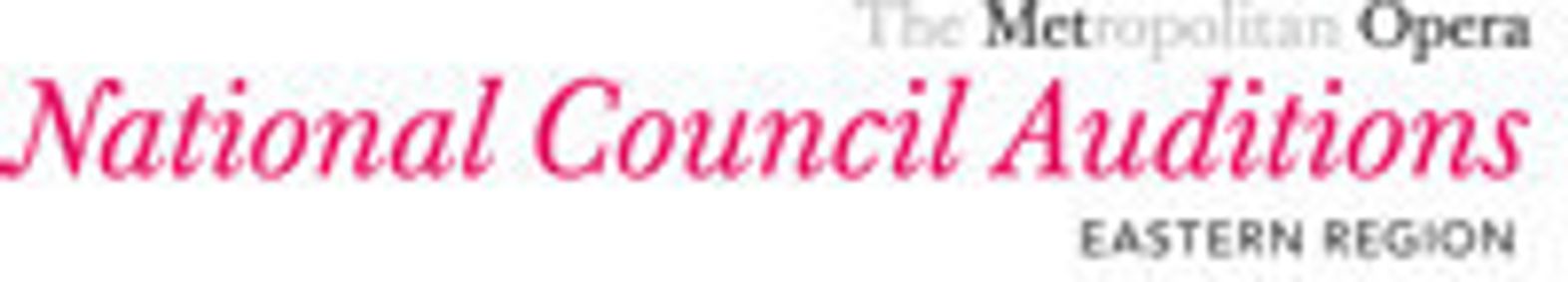 Met National Council - Eastern Region Auditions show poster