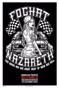 Foghat and Nazareth team up at Goodyear Theater in Akron 5/6! show poster