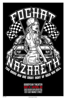 Foghat and Nazareth team up at Goodyear Theater in Akron 5/6!