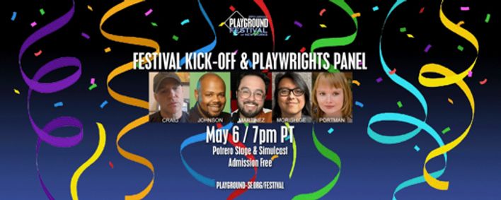 PlayGround Festival: Festival Kick-Off & Playwrights Panel show poster
