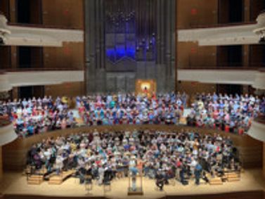 Pacific Chorale’s Choral Festival show poster