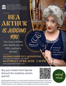 B.E.A. Arthurson Is Judging You | A Benefit for Mutual Morris 