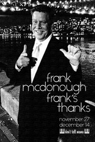 Frank's Thanks show poster