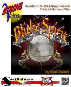 Blithe Spirit show poster