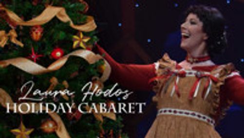 The Laura Hodos Holiday Cabaret show poster