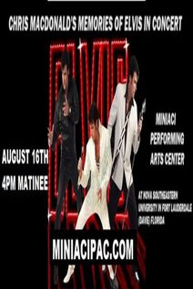Chris MacDonald's Memories of Elvis in Concert