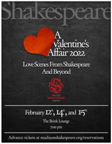 A Valentine's Affair 2022 show poster