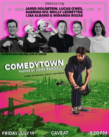 Comedytown show poster