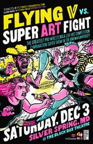Flying V vs Super Art Fight show poster