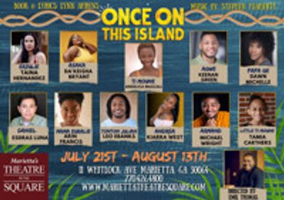 Once On This Island show poster