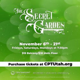 The Secret Garden POSTPONED show poster