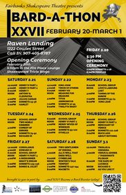 Bard-a-Thon XXVII show poster