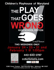 The Play That Goes Wrong - High School Edition show poster