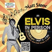 Matt Stone as ELVIS: IN PERSON