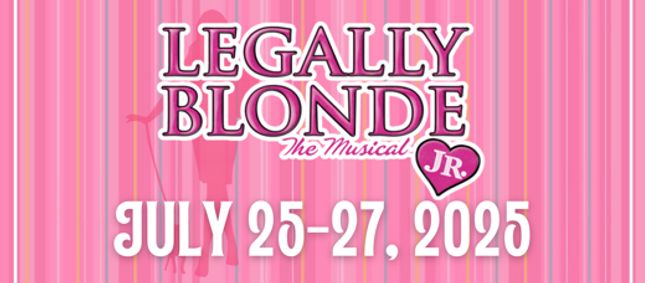 Legally Blonde JR show poster
