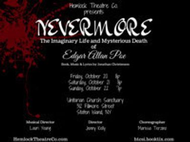 Nevermore-The Imaginary Life & Mysterious Death of Edgar Allan Poe show poster