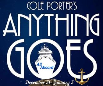 Cole Porter's Anything Goes show poster