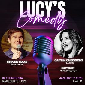 Lucy's Comedy show poster