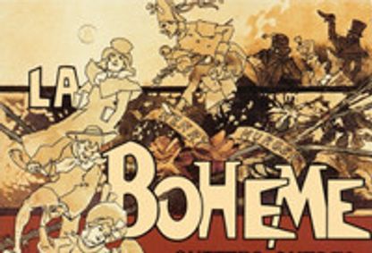 La Boheme show poster