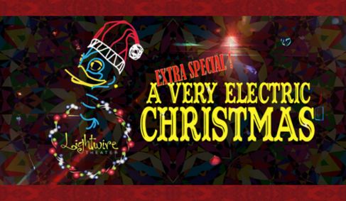 A Very Electric Christmas show poster