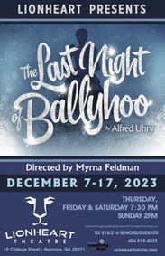 The Last Night of Ballyhoo show poster