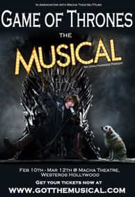 Game of Thrones: The Musical show poster