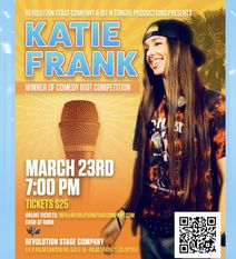 KATIE FRANK Comedy Riot Winner!