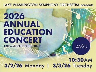 LWSO Annual Education Concert show poster