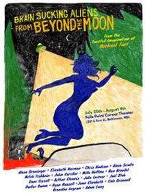 Brain Sucking Aliens from Beyond the Moon show poster