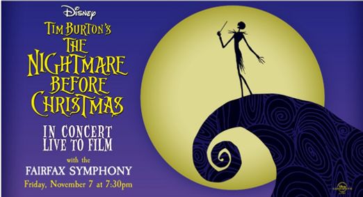 Disney Tim Burton's The Nightmare Before Christmas: Live In Concert show poster