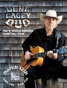 Gene Casey Duo show poster