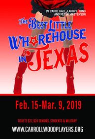 The Best Little Whorehouse in Texas show poster
