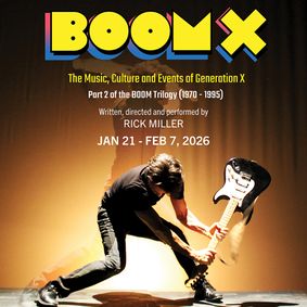 BOOM X show poster