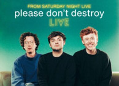 Please Don't Destroy Live show poster