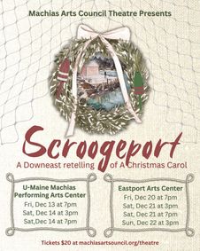 Scroogeport show poster