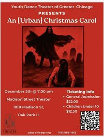 An [Urban] Christmas Carol - Bah Humbug with Groove! Dec 5, 2025 Madison Street Theater, Oak Park show poster
