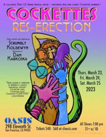 COCKETTES: RES-ERECTION show poster