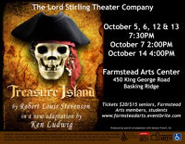 Treasure Island show poster