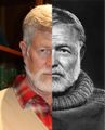 Ernest Hemingway portrayed by John Dennis Anderson in South Carolina