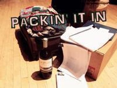 Packin' It In show poster