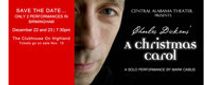 A Christmas Carol, A Solo Performance by Mark Cabus